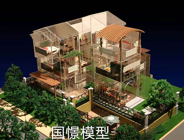 普兰县建筑模型